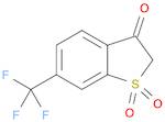 6-(Trifluoromethyl)benzo[b]thiophen-3(2H)-one1,1-Dioxide
