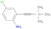 Benzenamine, 4-chloro-2-[(trimethylsilyl)ethynyl]-