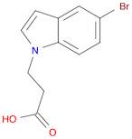 3-(5-Bromo-1H-indol-1-yl)propanoic acid