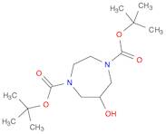 Di-Tert-Butyl 6-Hydroxy-1,4-Diazepane-1,4-Dicarboxylate