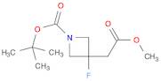 Tert-Butyl 3-Fluoro-3-(2-Methoxy-2-Oxoethyl)Azetidine-1-Carboxylate