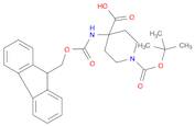 4-(9H-fluoren-9-ylmethoxycarbonylamino)-1-[(2-methylpropan-2-yl)oxycarbonyl]piperidine-4-carboxylic acid
