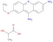 Propanoic acid, 2-hydroxy-, compd. with 7-ethoxy-3,9-acridinediamine(1:1)OTHER CA INDEX NAMES:3,9-Acridinediamine, 7-ethoxy-, 2-hydroxypropanoate (1:1)