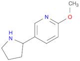 Pyridine, 2-methoxy-5-(2-pyrrolidinyl)-