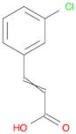 2-Propenoic acid, 3-(3-chlorophenyl)-