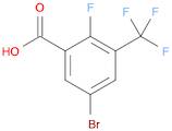 5-Bromo-2-fluoro-3-(trifluoromethyl)benzoic acid