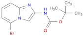 tert-butyl N-{5-bromoimidazo[1,2-a]pyridin-2-yl}carbamate