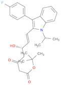 6-Heptenoic acid,7-[3-(4-fluorophenyl)-1-(1-methylethyl)-1H-indol-2-yl]-5-hydroxy-3-oxo-,1,1-dimet…