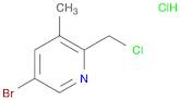 5-Bromo-2-(chloromethyl)-3-methylpyridine hydrochloride