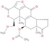 3H-Furo[4,3,2-de]indeno[4,5-h]-2-benzopyran-3,6,9-trione,11-(acetyloxy)-1,6b,7,8,9a,10,11,11b-octahydro-1-(methoxymethyl)-9a,11b-dimethyl-, (1S,6bR,9aS,11R,11bR)-