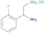 1-(2-fluorophenyl)propan-1-amine hydrochloride