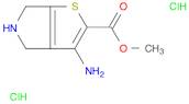 Methyl 3-amino-5,6-dihydro-4h-thieno[2,3-c]pyrrole-2-carboxylate dihydrochloride