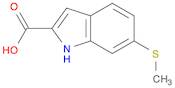 1H-Indole-2-carboxylic acid, 6-(methylthio)-