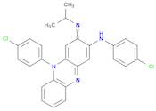 2-Phenazinamine,N,5-bis(4-chlorophenyl)-3,5-dihydro-3-[(1-methylethyl)imino]-