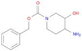 1-Piperidinecarboxylic acid, 4-amino-3-hydroxy-, phenylmethyl ester