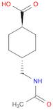 Cyclohexanecarboxylic acid, 4-[(acetylamino)methyl]-, trans-