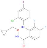 2-(2-chloro-4-iodoanilino)-N-(cyclopropylmethoxy)-3,4-difluorobenzamide