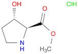 L-Proline, 3-hydroxy-, methyl ester, hydrochloride, (3S)-