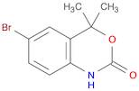 2H-3,1-Benzoxazin-2-one, 6-bromo-1,4-dihydro-4,4-dimethyl-