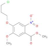 Benzoic acid, 4-(3-chloropropoxy)-5-methoxy-2-nitro-, methyl ester