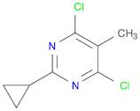 Pyrimidine, 4,6-dichloro-2-cyclopropyl-5-methyl-