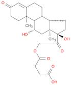 Pregn-4-ene-3,20-dione,21-(3-carboxy-1-oxopropoxy)-11,17-dihydroxy-, (11b)-