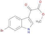 1H-Indole-3-acetic acid, 6-bromo-a-oxo-, methyl ester