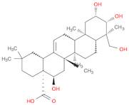 Olean-12-en-28-oic acid, 2,3,16,23-tetrahydroxy-, (2b,3b,4a,16a)-