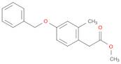 Benzeneacetic acid, 2-methyl-4-(phenylmethoxy)-, methyl ester