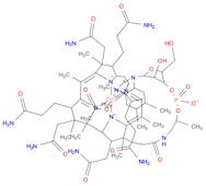 Cobinamide, Co-(acetato-kO)-, dihydrogen phosphate (ester), innersalt, 3'-ester with(5,6-dimethyl-1-a-D-ribofuranosyl-1H-benzimidazole-kN3)