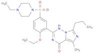 2-[2-ethoxy-5-(4-ethylpiperazin-1-yl)sulfonylphenyl]-5-methyl-7-propyl-1H-imidazo[5,1-f][1,2,4]triazin-4-one