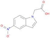 1H-Indole-1-acetic acid, 5-nitro-