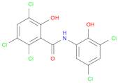 Benzamide, 2,3,5-trichloro-N-(3,5-dichloro-2-hydroxyphenyl)-6-hydroxy-