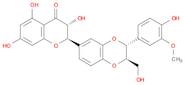 4H-1-Benzopyran-4-one,2-[(2R,3R)-2,3-dihydro-3-(4-hydroxy-3-methoxyphenyl)-2-(hydroxymethyl)-1,4-benzodioxin-6-yl]-2,3-dihydro-3,5,7-trihydroxy-, (2R,3R)-