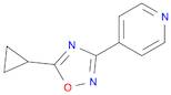 Pyridine, 4-(5-cyclopropyl-1,2,4-oxadiazol-3-yl)-