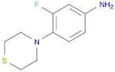 Benzenamine, 3-fluoro-4-(4-thiomorpholinyl)-