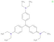 Ethanaminium,N-[4-[bis[4-(diethylamino)phenyl]methylene]-2,5-cyclohexadien-1-ylidene]-N-ethyl-, chloride