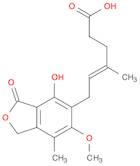 4-Hexenoic acid,6-(1,3-dihydro-4-hydroxy-6-methoxy-7-methyl-3-oxo-5-isobenzofuranyl)-4-methyl-, (4E)-