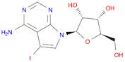 7H-Pyrrolo[2,3-d]pyrimidin-4-amine, 5-iodo-7-b-D-ribofuranosyl-
