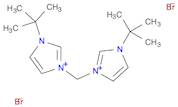 1H-Imidazolium, 1,1'-methylenebis[3-(1,1-dimethylethyl)-, dibromide