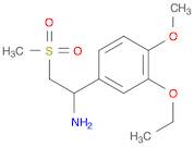 Benzenemethanamine, 3-ethoxy-4-methoxy-a-[(methylsulfonyl)methyl]-