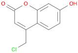 2H-1-Benzopyran-2-one, 4-(chloromethyl)-7-hydroxy-