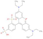 Xanthylium, 3,6-bis(diethylamino)-9-(2,4-disulfophenyl)-, inner salt