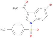 1H-Indole, 3-acetyl-5-bromo-1-[(4-methylphenyl)sulfonyl]-