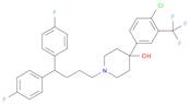 4-Piperidinol,1-[4,4-bis(4-fluorophenyl)butyl]-4-[4-chloro-3-(trifluoromethyl)phenyl]-