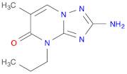 2-Amino-6-methyl-5-oxo-4n-propyl-4,5-dihydro-s-triazolo(1,5-a)pyrimidine