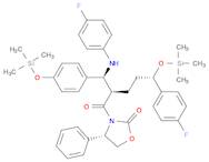 2-Oxazolidinone,3-[(2R,5S)-5-(4-fluorophenyl)-2-[(S)-[(4-fluorophenyl)amino][4-[(trimethylsilyl)oxy]phenyl]methyl]-1-oxo-5-[(trimethylsilyl)oxy]pentyl]-4-phenyl-,(4S)-