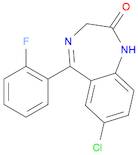 2H-1,4-Benzodiazepin-2-one, 7-chloro-5-(2-fluorophenyl)-1,3-dihydro-