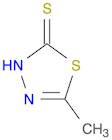 1,3,4-Thiadiazole-2(3H)-thione, 5-methyl-