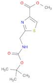 4-Thiazolecarboxylic acid,2-[[[(1,1-dimethylethoxy)carbonyl]amino]methyl]-, methyl ester